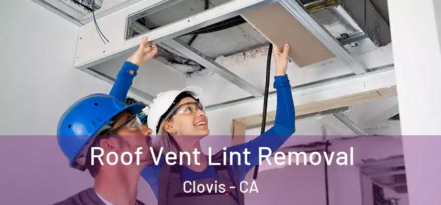 Roof Vent Lint Removal Clovis - CA